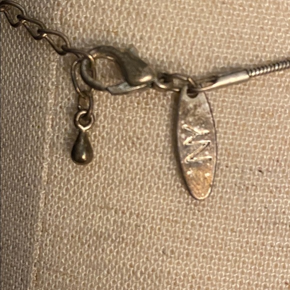 Vintage Southwest Sterling Silver💕💞Pink
Cat🐈⬛ Eye Pendant Necklace - Picture 11 of 11